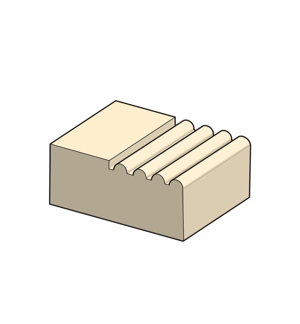 Illustration of 4-Reed Profile
