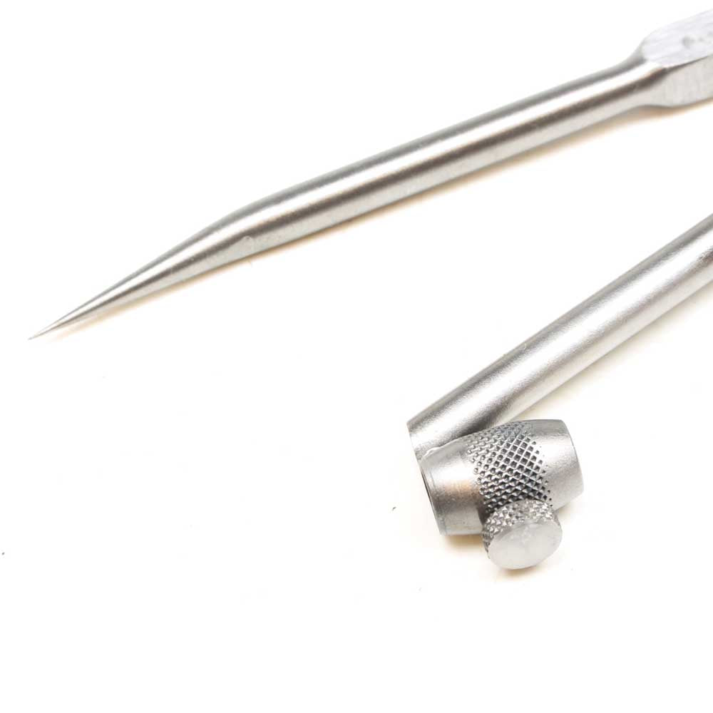 View of hardened point and pencil holder