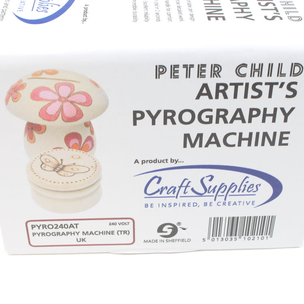 Peter Child Artist’s Pyrography Machine