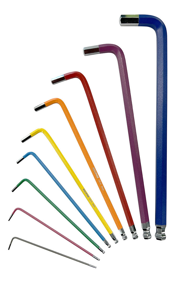 Eclipse Extra Long Ball End Hex Key Set - 9 Piece