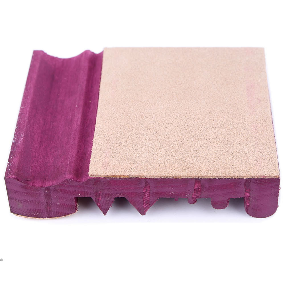 Underside of the Flexcut SlipStrop which displays the leather knife stropping section