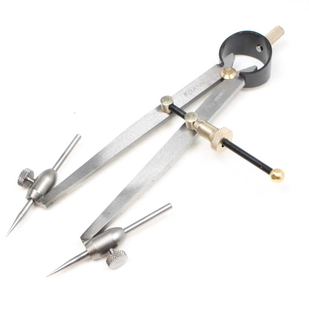 Ledin 150mm Spring Dividers with Interchangeable Points