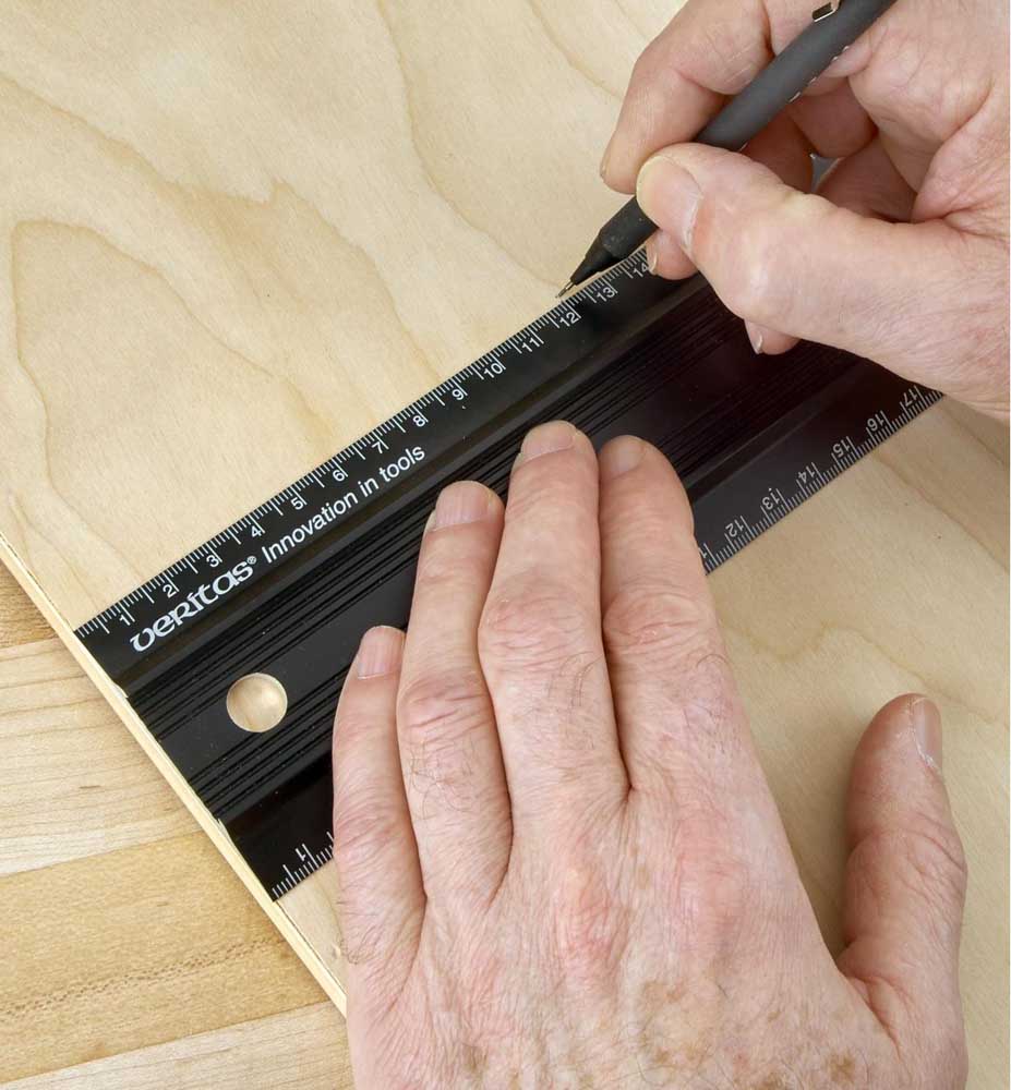 User marking out with the Veritas Shop Rule