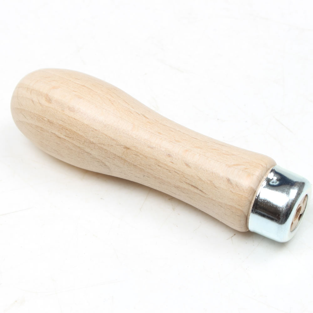 File Handle - Beech Wood - 4 inch