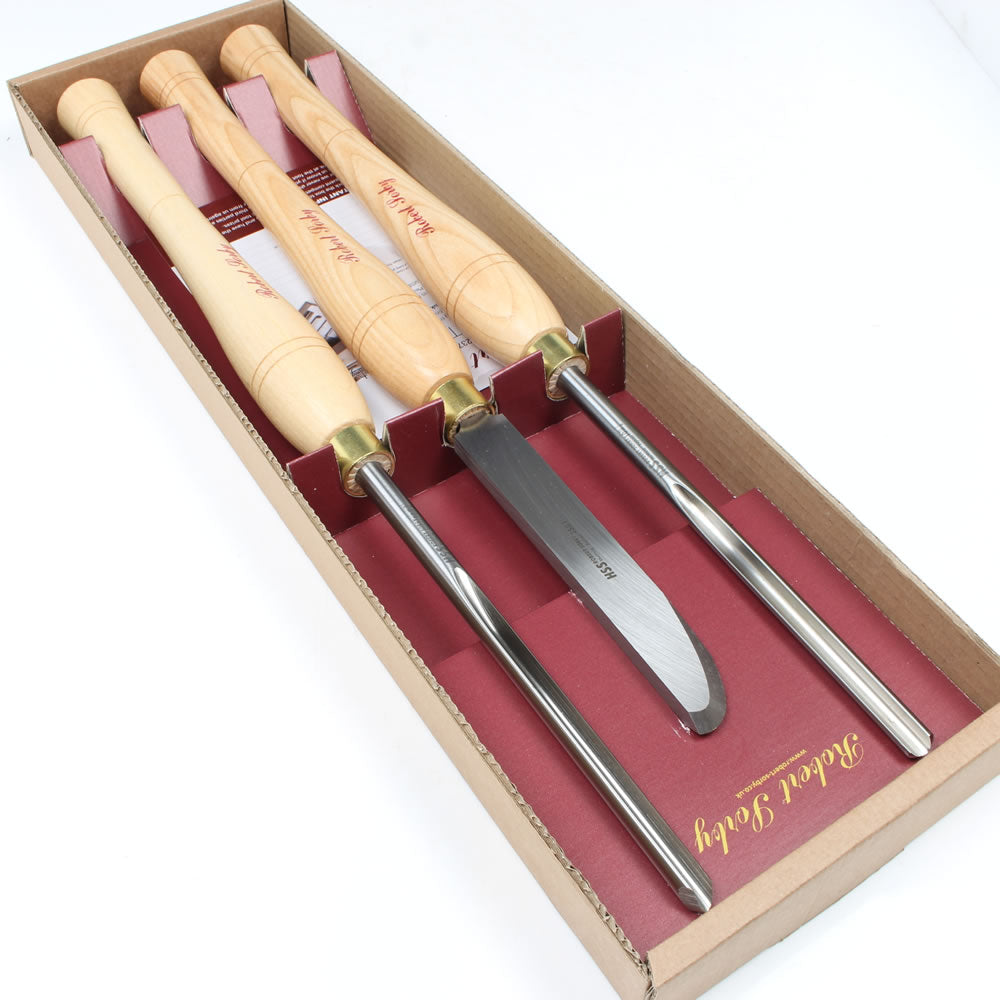 Robert Sorby 3 Piece Bowl Turning Set 1/2" - 84HS in Sorby Presentation Box