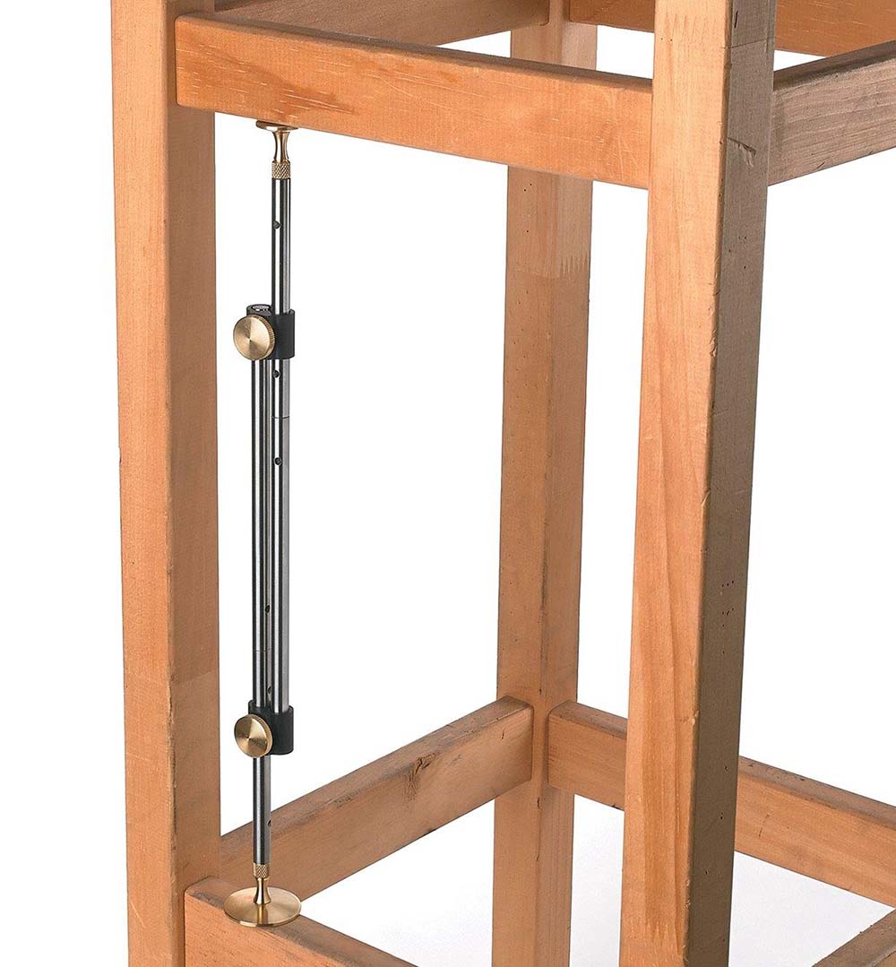 Veritas Mushroom Tip for Bar Gauge being used with stool.