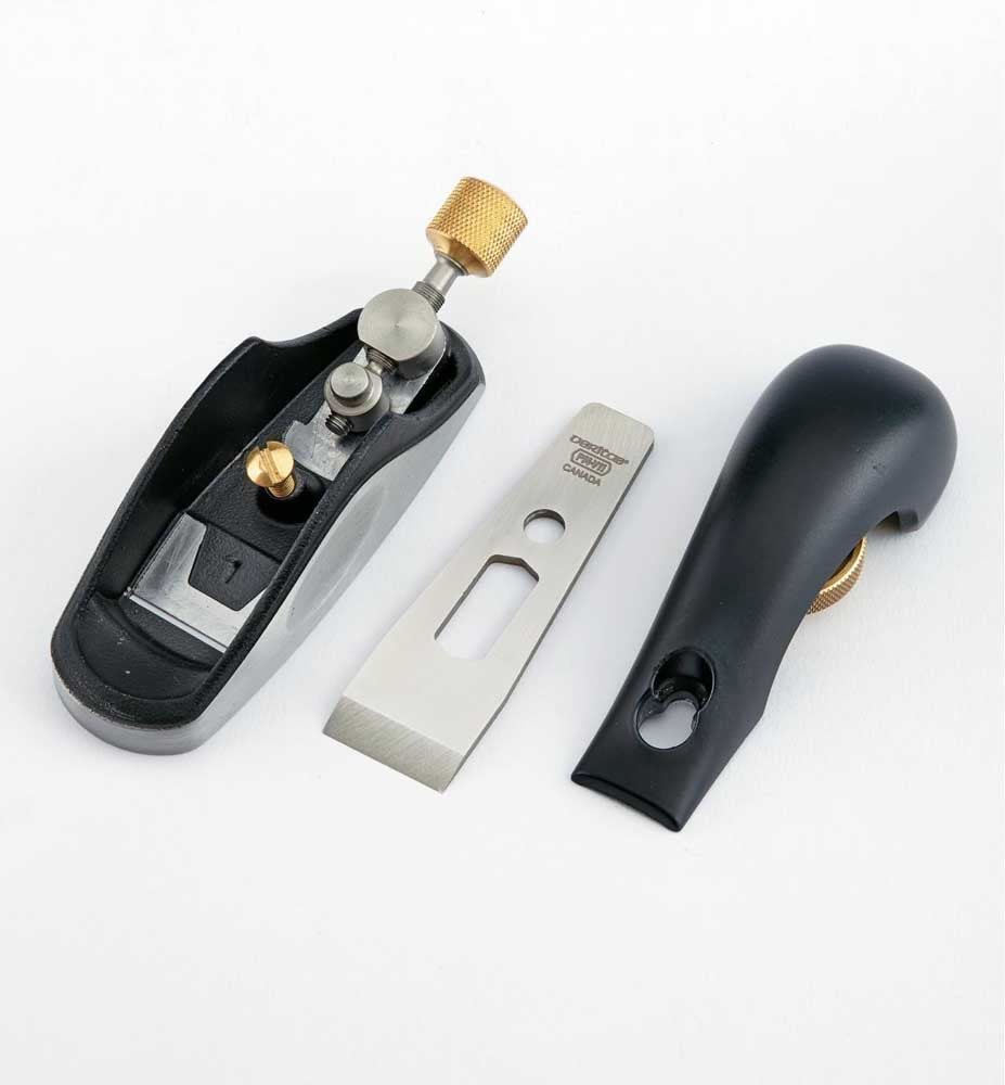 Veritas Pocket Plane body, blade and lever cap