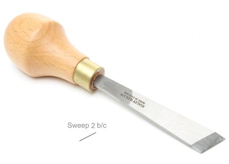 Ashley Iles - Sweep 02 B/C - Skew Right Carving Chisel