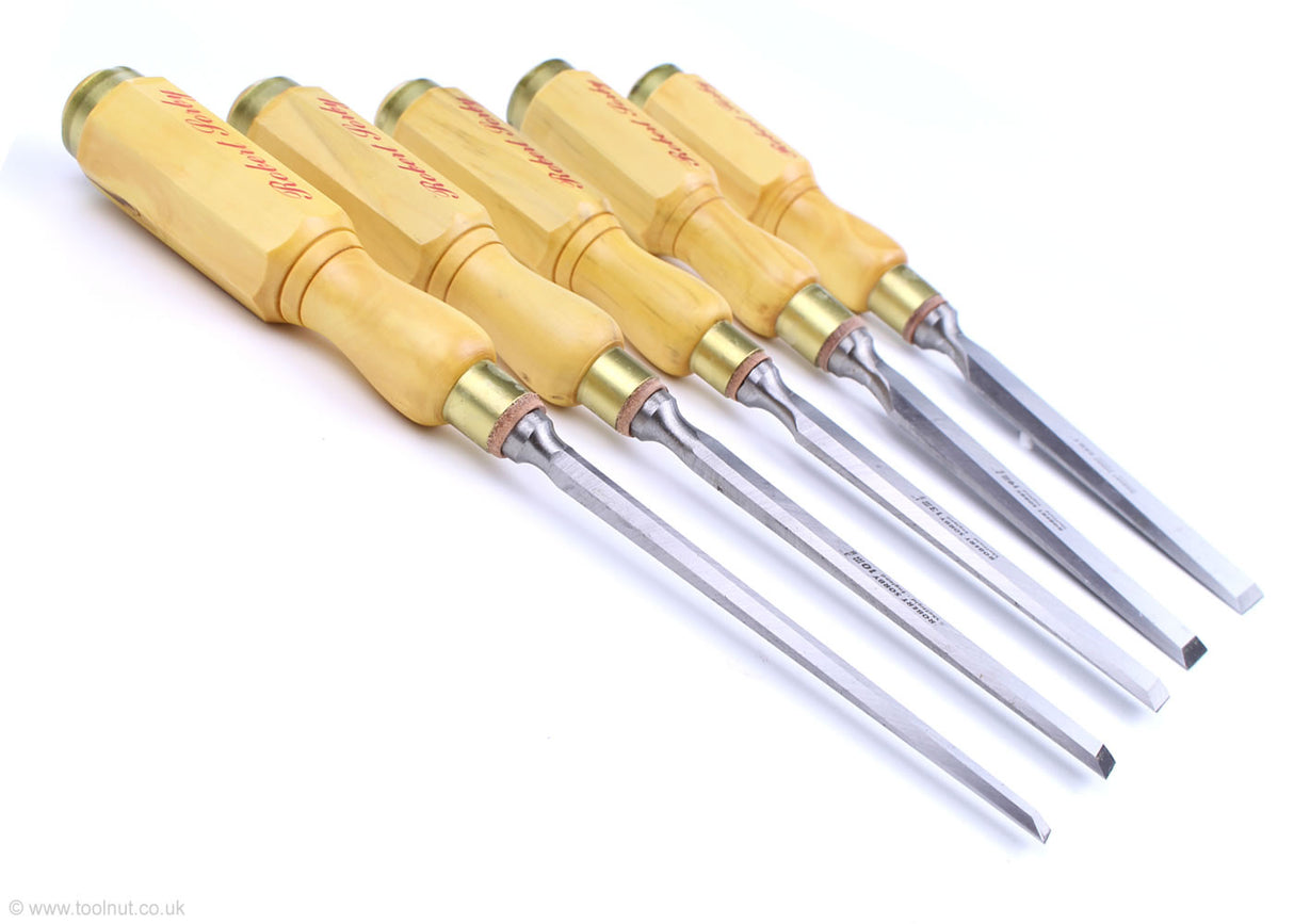Robert Sorby London Pattern Bevel Edged Chisels | Box Set