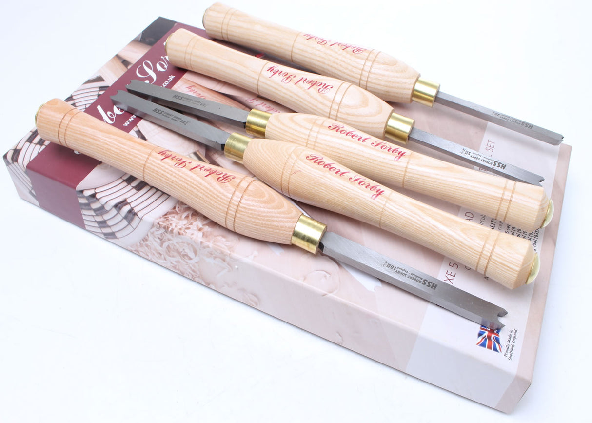 Robert Sorby Deluxe Bead Forming Chisel Set