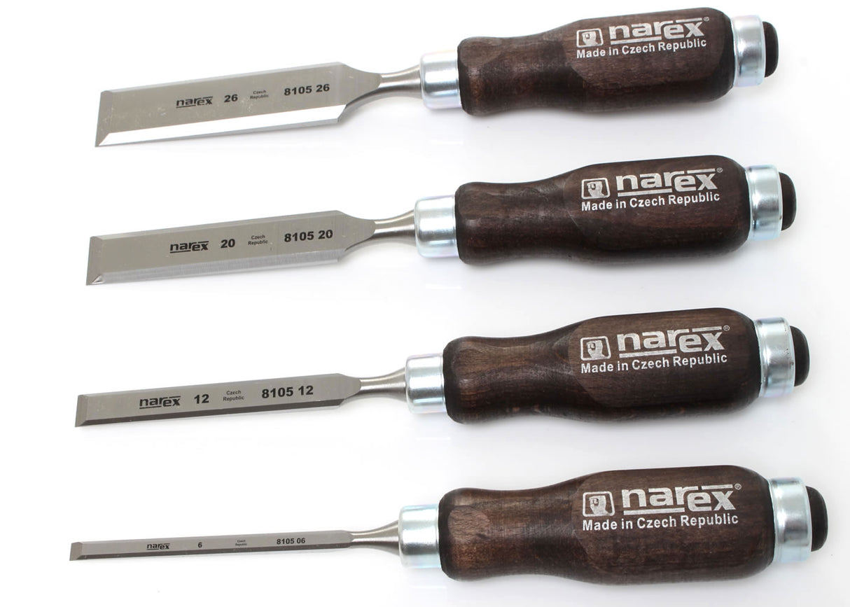 Narex Bevel Edge Chisels Set