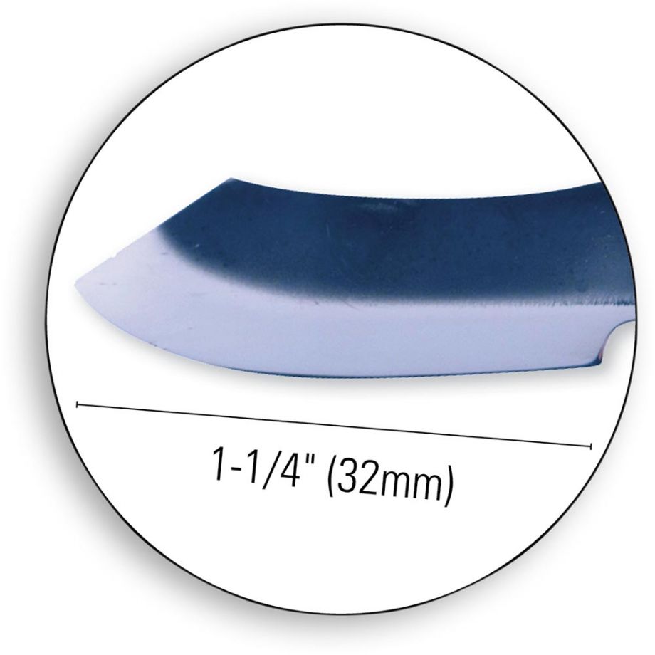 502722_19fdb089-0741-4c26-b9b5-b8a3eba388c7 1400 × 1000px Flexcut Upsweep Knife - close up view of blade