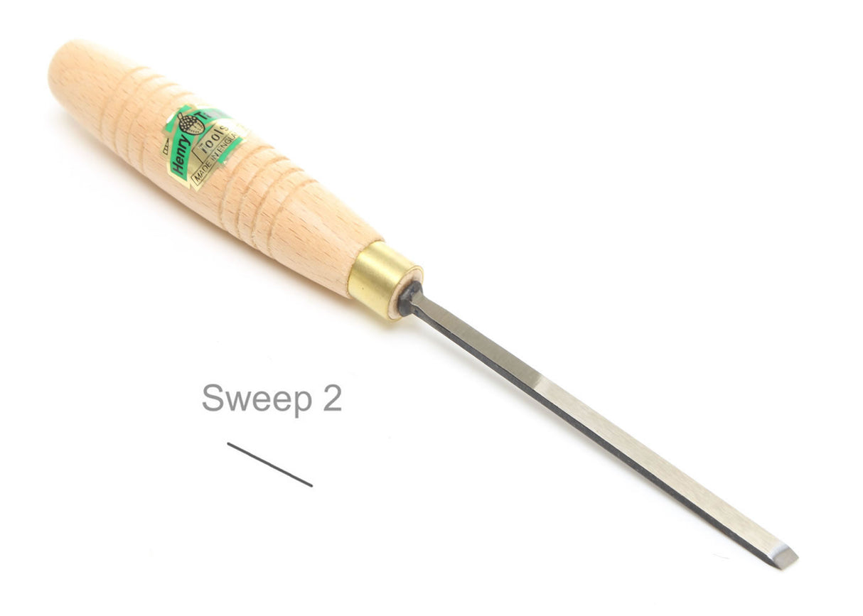 Henry Taylor - Sweep 02 - Skew Carving Chisel