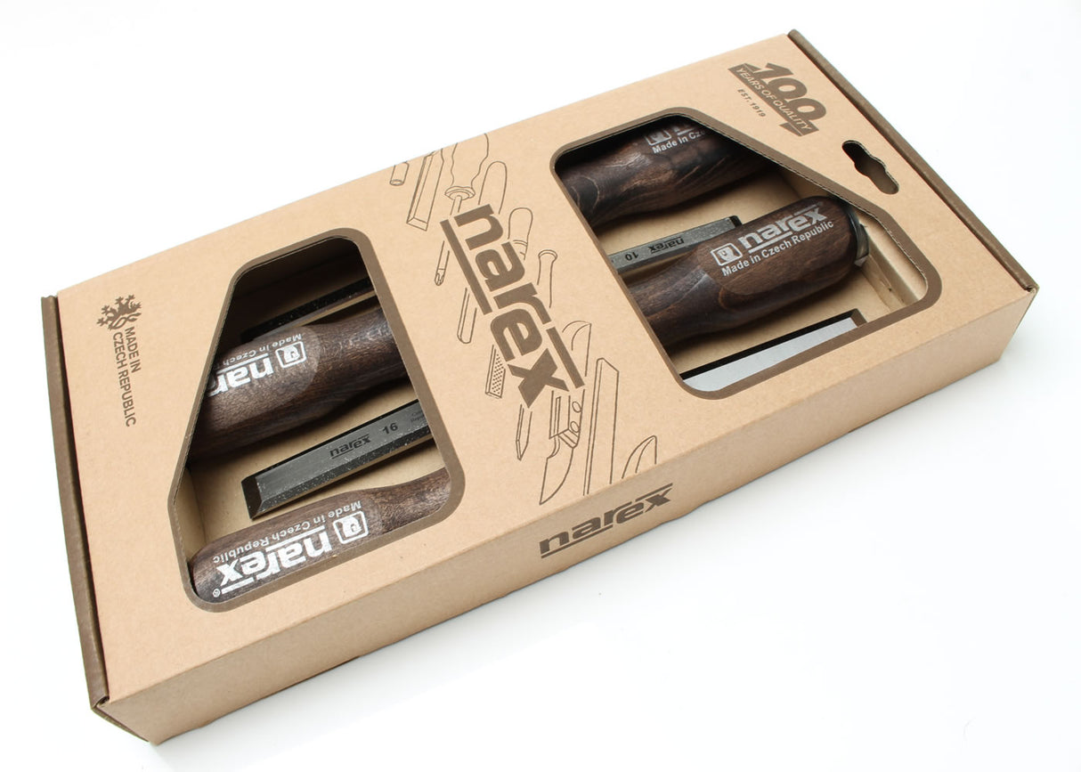 Narex Chisel Set in packaging
