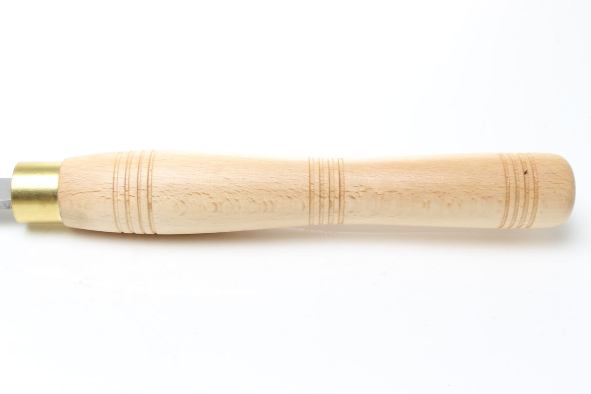 Ashley Iles Pole Lathe Chisel - close up of handle