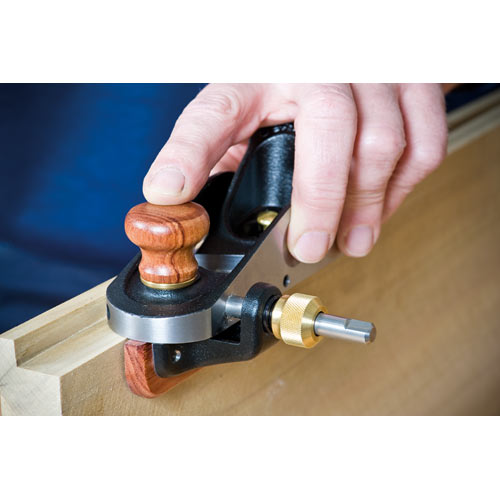 Veritas Skew Block Plane in use
