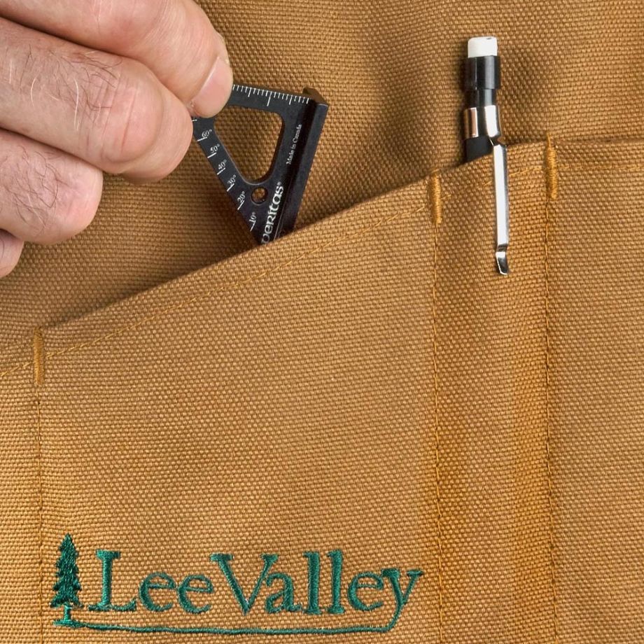 Woodworker storing the Pocket Square in his pocket