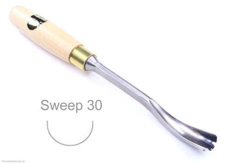 ashley iles spoon carving tool sweep 30