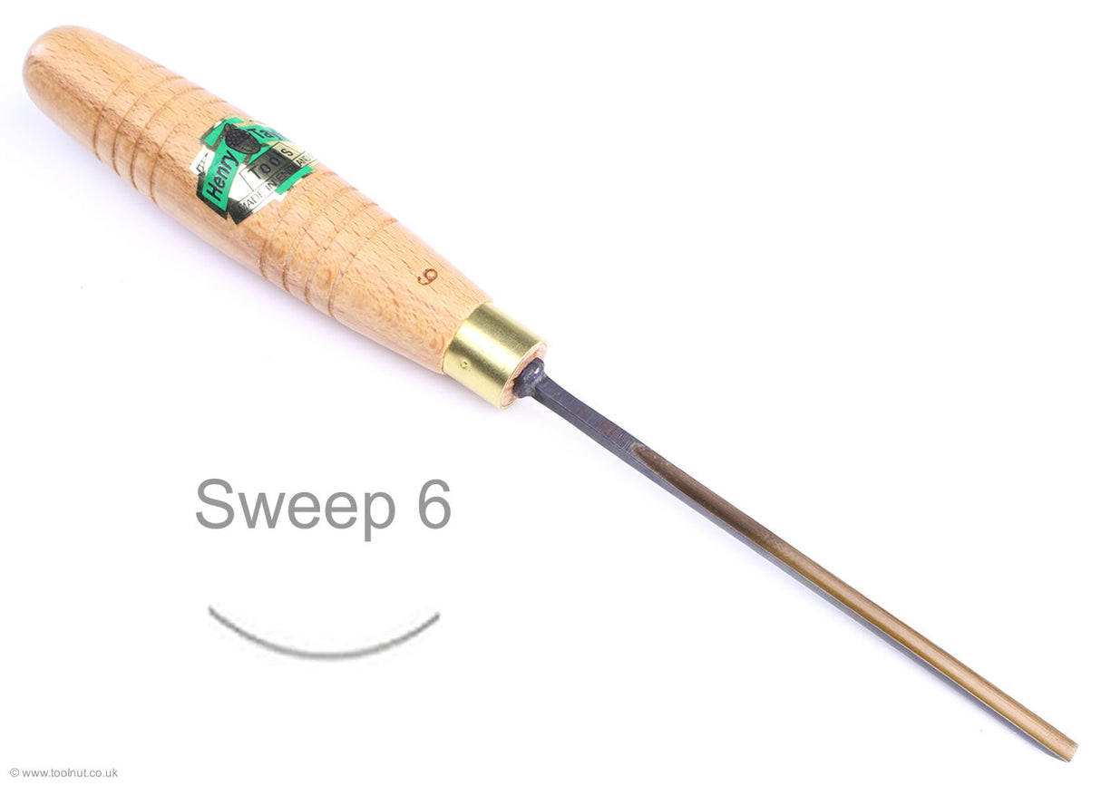 henry taylor carvng tool sweep 6