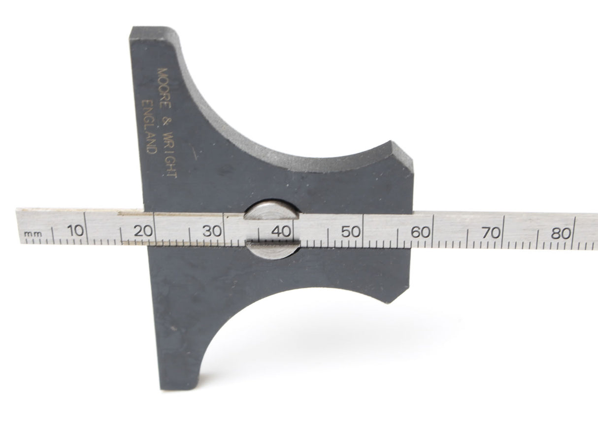 Moore and Wright Depth Gauge - close up view of head