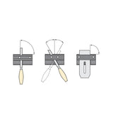 Veritas Straight Grinding Jig illustration