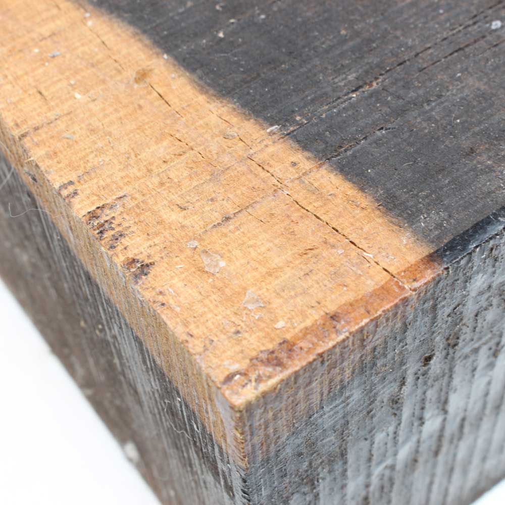 Chacate Preto Wood 6x6x4" - (Shrinkage Hairline Crack)
