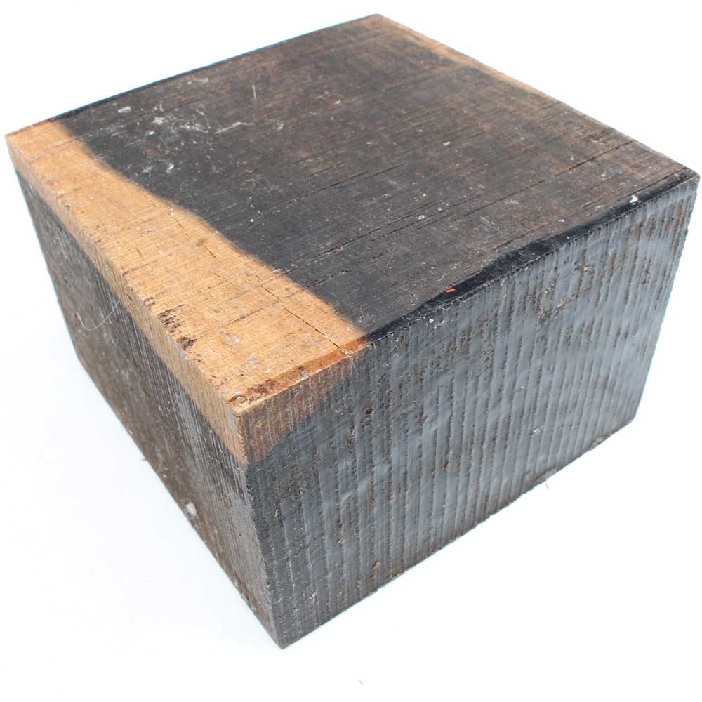 Chacate Preto Wood 6x6x4" - (Shrinkage Hairline Crack)