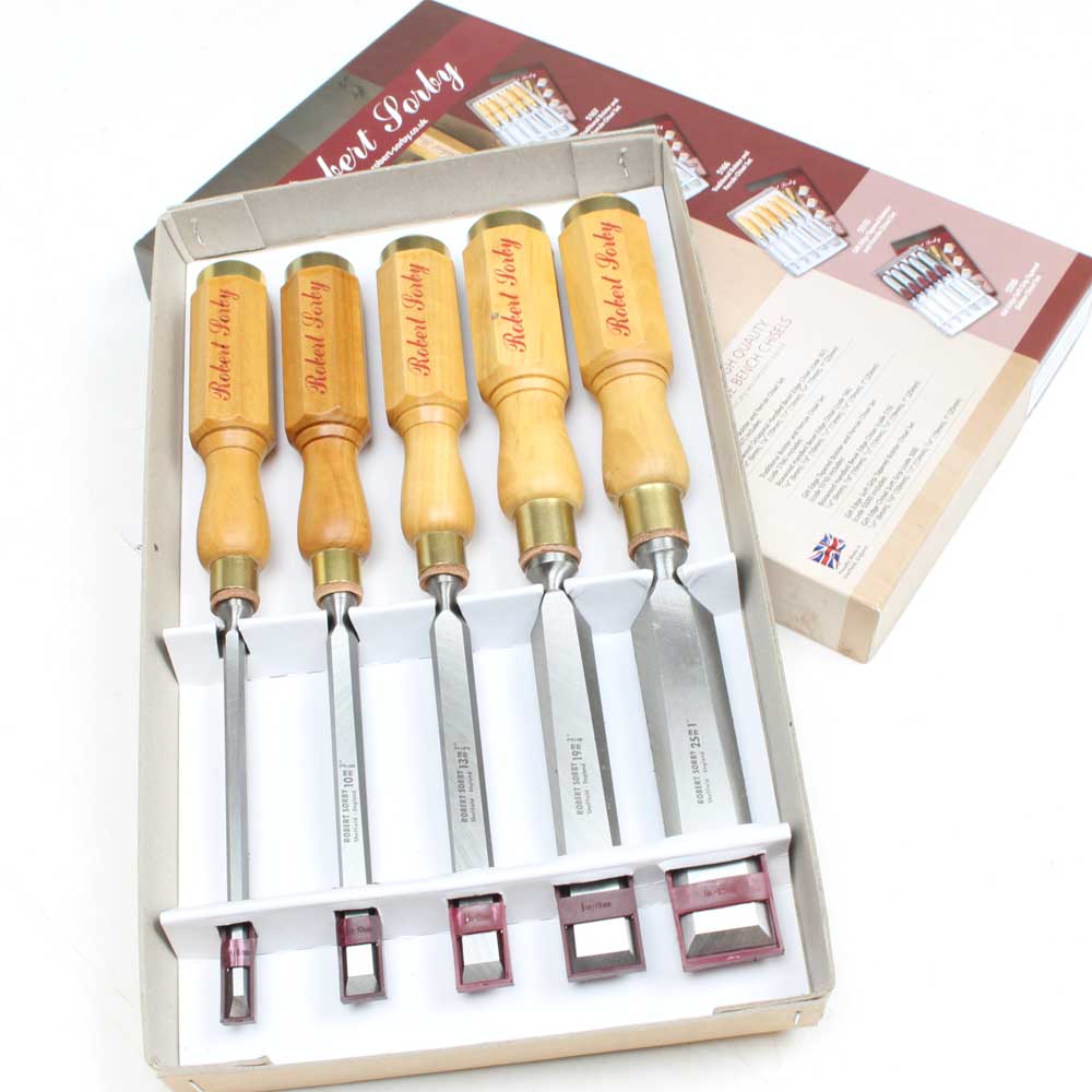 Robert Sorby London Pat B/Edged Chisel Set - CLEARANCE