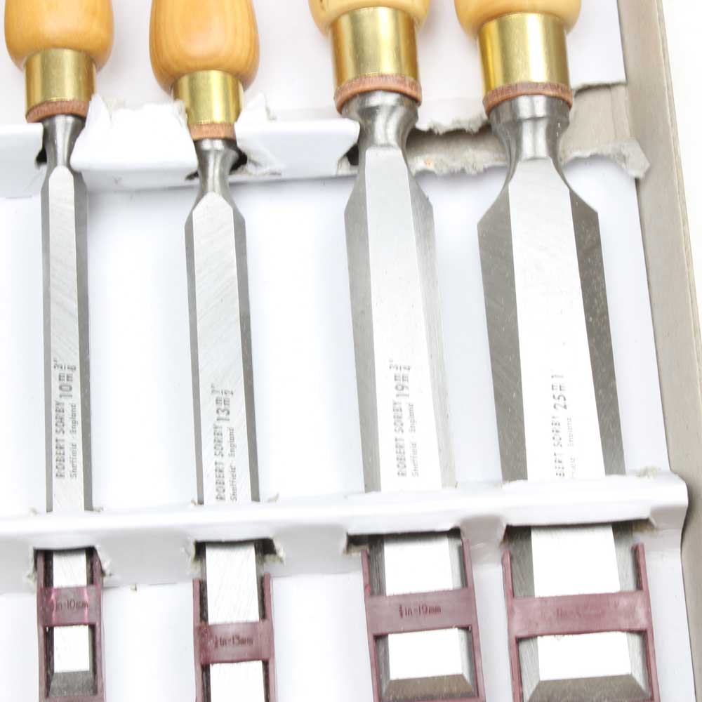 Robert Sorby London Pat B/Edged Chisel Set - CLEARANCE