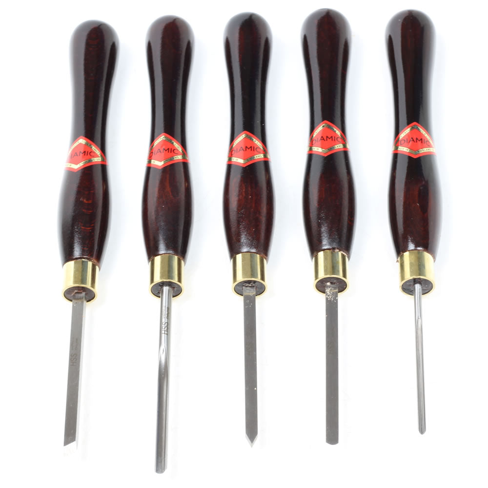 Henry Taylor Miniature Wood Turning Tool Set - 5 Piece