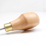 Ashley Iles - Sweep 09 beech Mushroom Blockcutter Handle