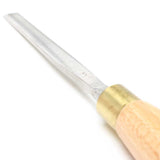 Ashley Iles - Sweep 03 - Wood Carving Gouge view of stamp number on reverse of balde.