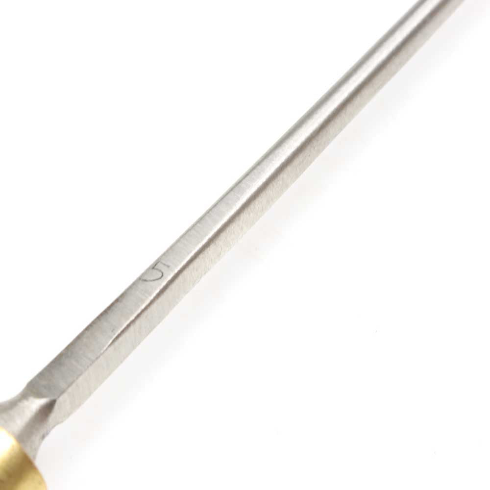Blade stamped with sweep number