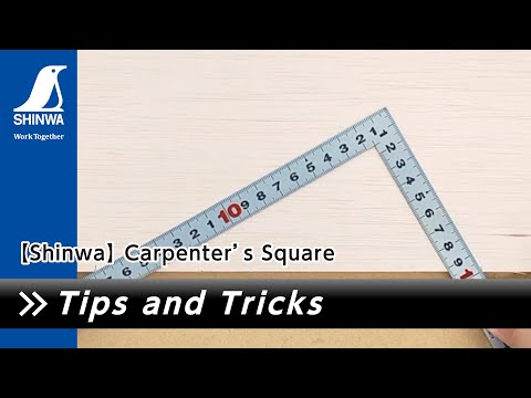 Shinwa Carpenters Square -Hard Chrome Finish - 300mm