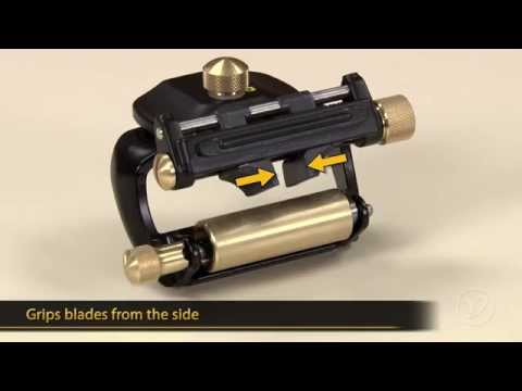 Youtube video of the Veritas Deluxe Mk II Honing Guide Set
