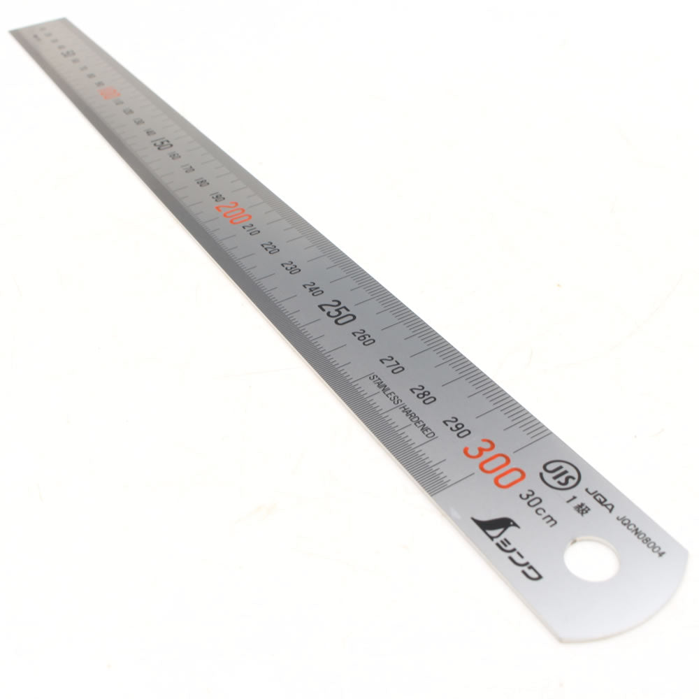 Shinwa Stainless Steel Rule Hard chrome Finish 300mm – Toolnut