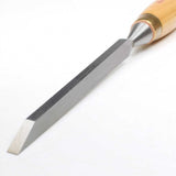Robert Sorby Sash Mortice Chisel close up view of blade.