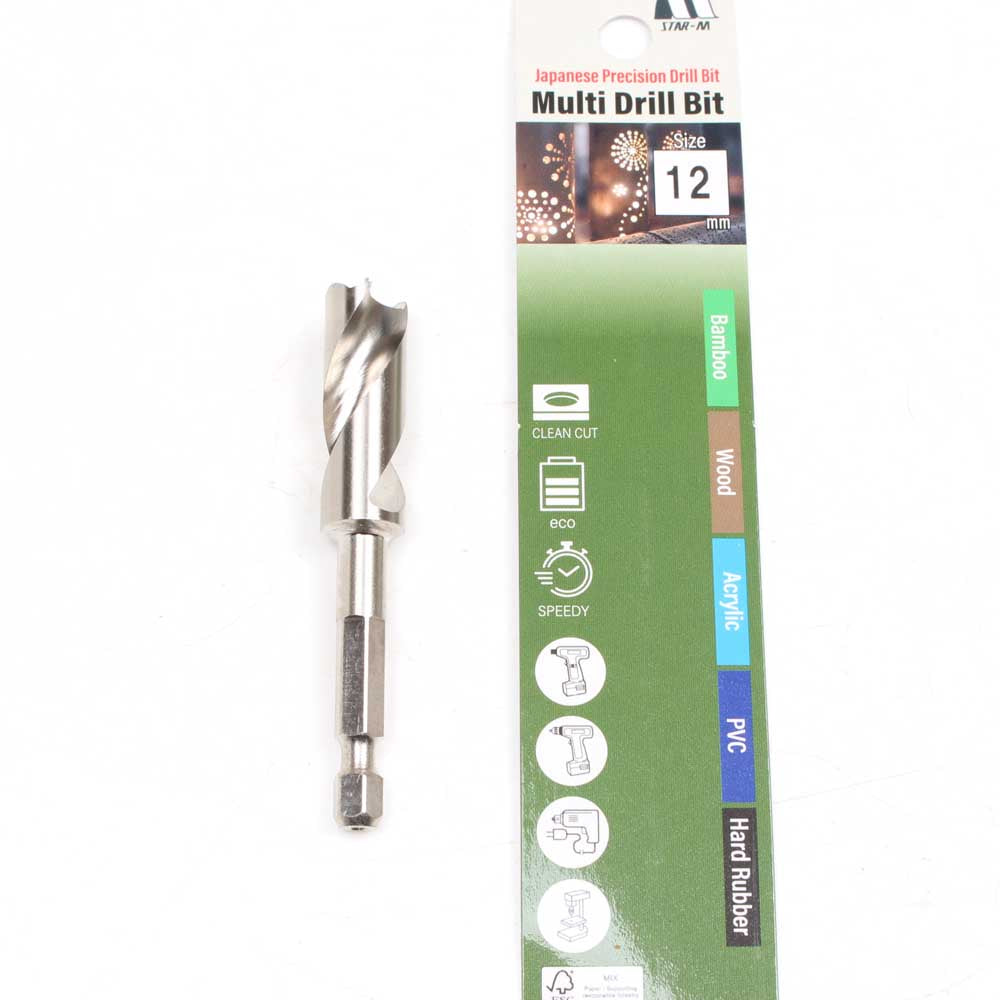 Star-M Japanese Precision Multi Drill Bit - No.601 - 12mm