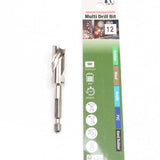 Star-M Japanese Precision Multi Drill Bit - No.601 - 12mm
