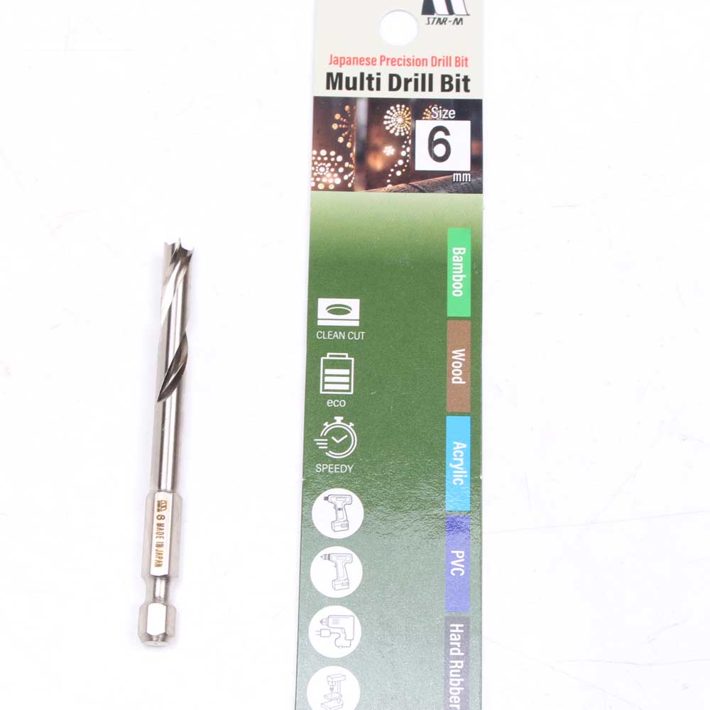 Star-M Japanese Precision Multi Drill Bit - No.601 - 6mm