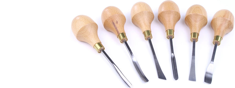 Henry Taylor Super Sharp Blockcutter Carving Tools - Set of six
