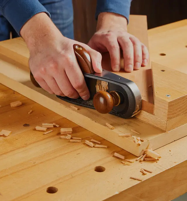 Veritas Mitre Plane being used on its side