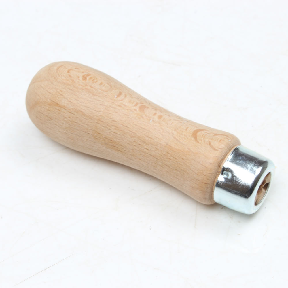 File Handle - Beech Wood - 3 inch