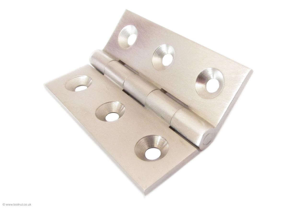 satin nickel broad butt hinge