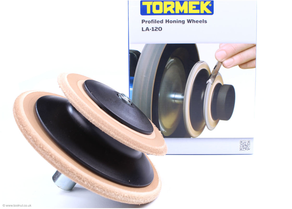 Tormek Profiled Leather Honing Wheel - LA-120