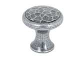 Pewter Beaten Cupboard Knob