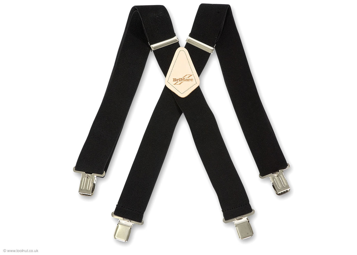 black trouser braces