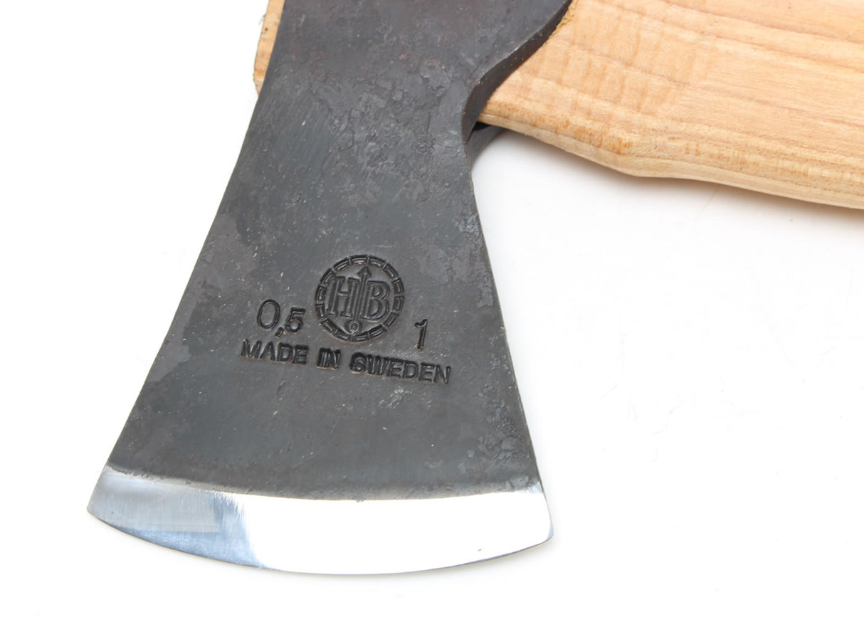 Hultafors Bruk Hultan Hatchet - close up of axe head