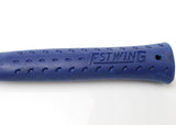 Estwing Straight Rip Claw Hammer - view of Rubber Grip Handle