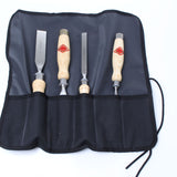Henry Taylor Registered Chisel Set  and tool roll